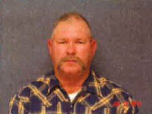 Booking photo of convicted cattle thief Jeffery Dean Provence