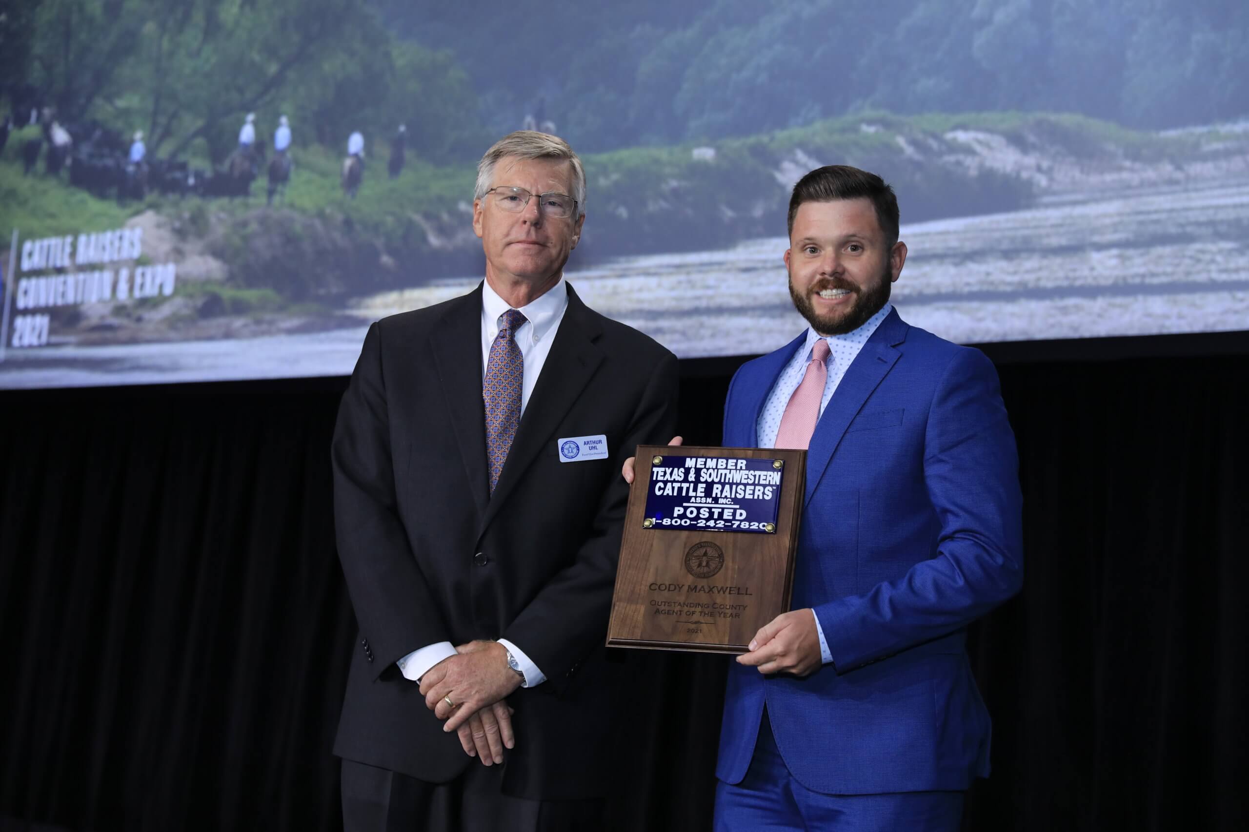 Fannin County Extension agent recognized by cattle raisers Texas and Southwestern Cattle